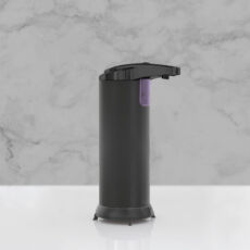 Automata szappanadagoló, álló, 220ml, fekete