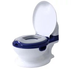 Műanyag bili, wc forma, fehér