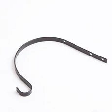 Virágcserép-kaspó akasztó, festett fém, 15cm, max 4,5kg