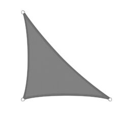 Napvitorla, háromszög alakú, 160g/m², 3x3x3m, szürke