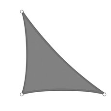 Napvitorla, háromszög alakú, 160g/m², 3x3x3m, szürke
