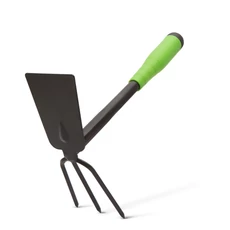 Kézi villás ültető kapa, fém, 31cm