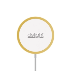 Delight mágneses vezeték nélküli töltőpad, Type-C, arany
