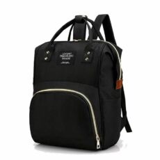 Pelenkázó táska, 25x38x16cm, fekete