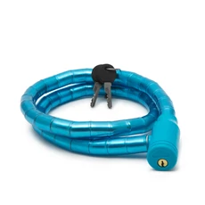 Kerékpár görgős lakat, kék, 18mm, 100cm