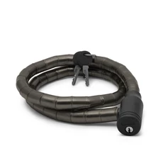 Kerékpár görgős lakat, fekete, 18mm, 100cm