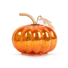 Halloween-i világító tök, 10 microLED, elemes