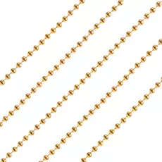 Family dekor gyöngyfüzér arany színben, 3,6m