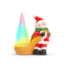 Family karácsonyi RGB LED dekor, hóember, 13x7x15cm