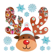 Family karácsonyi öntapadós falmatrica, adventi kalendárium