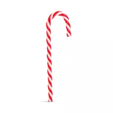 Family karácsonyi dekor cukorbot, piros-fehér, 15,2cm, 6 db/csomag