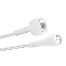 Toldókábel, LED-es fényfüzérekhez, IP44, fehér, 5m