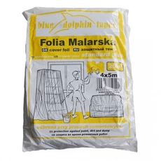 Blue Dolphin takarófólia, lépésálló, sárga, 4x5m