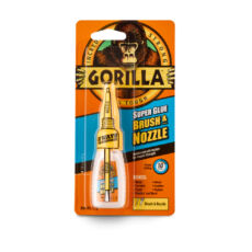 Gorilla Super Glue Brush&amp;Nozzle pillanatragasztó, 12g