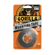 Gorilla Mounting Tape kétoldalas ragasztószalag, fekete, 2.54cmx1.52m