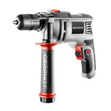 Graphite ütvefúró kofferben, gyors tokmány, 13mm, 550W