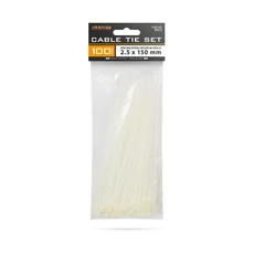 Handy 05412 vezetékkötegelő, 150x2.5mm, 100db, átlátszó