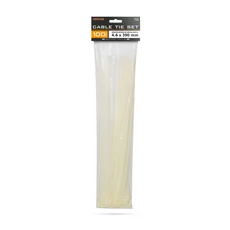 Handy 05422 vezetékkötegelő, 390x4.6mm, 100db, átlátszó
