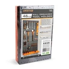 Handy 10944B fali rendszerező és szerszámtartó, 50x33cm, 3db