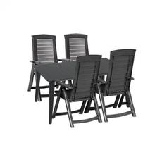 Hecht Jardin kerti bútor szett 1 asztal+ 4 szék