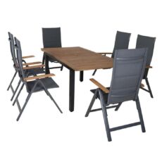Hecht Montana kerti bútor szett 1 asztal+ 6 szék