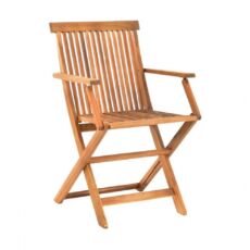 Hecht Basic kerti szék fából, összecsukható, 53x57cm