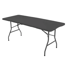 Hecht Foldis kerti asztal, grafit, 180x74x74cm	