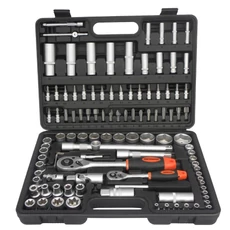 Heidmann dugókulcs készlet 1/2"-1/4", 4-32mm, 108 darabos