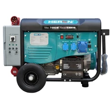 Heron 421 Grey háromfázisú hálózatba köthető vészhelyzeti áramfejlesztő, 6.8 kVA