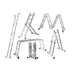 Higher ML-103 többcélú csuklós létra 4x3 fokos Higher ML-103 többcélú csuklós létra 4x3 fokos