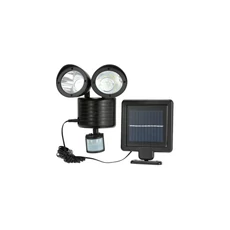 Két ágú szolár LED lámpa mozgásérzékelővel