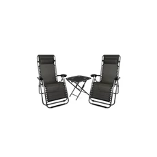 Zéró gravitáció kerti szék asztallal, 2 db