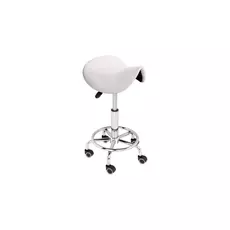 HOP1000966-2 Nyerges, gurulós kozmetikai szék, fehér