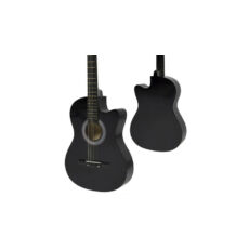 HOP1000982-1 Akusztikus gitár szett kezdőknek, ¾-es, fekete