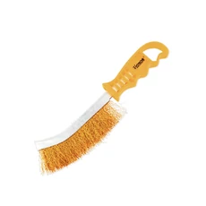 Hoteche hajlított drótkefe, réz, 250mm Hoteche hajlított drótkefe, réz, 250mm