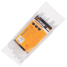 Hoteche kábelkötöző, fehér, 100db, 2.5x150mm