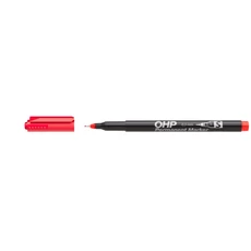 Ico ohp S alkoholos jelölőfilc, kerek, piros, 0.3mm