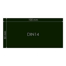 Iweld DIN14 védőüveg hegesztéshez, 50x100mm