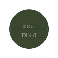 Iweld DIN8 védőüveg hegesztéshez, kerek, 50mm, 2db