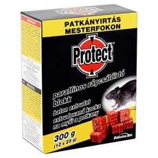 Protect rágcsálóirtó blokk, paraffinos, 12x25g, 0.3kg