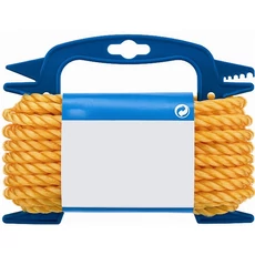 Sodrott kötél D=6, PP, válfás, narancs, 20m