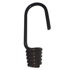 Spirálkampó gumikötélhez, D=6-os, 10db