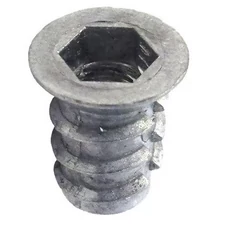 Famenetű peremes anya bliszterben, M6x11, 8db