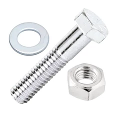 SB hatlapfejű csavar M8x80 +anya+lapos alátét, 6db