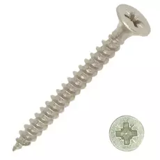 Pozdorjacsavar, INOX, PZ, süllyesztett-fejű, 3x12/13mm, 20db