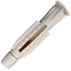 Univerzális tipli, műanyag, peremes, 10x57mm, 6db