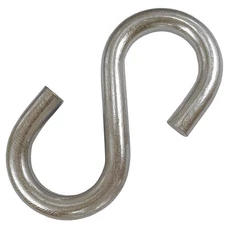 S-horog, horganyzott, 5mm, 2db