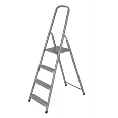 Háztartási acél létra, 3+1 fokos