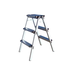 Háztartási kétágú alumínium létra, 2x3 fokos
