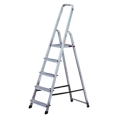 Krause háztartási alumínium létra, 4+1 fokos